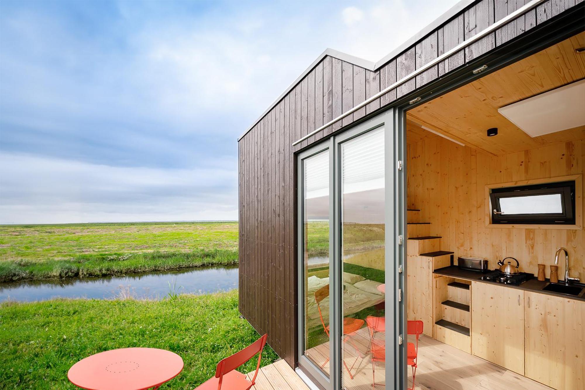 Tiny House Nature 14 Zur Meerseite - Green Tiny Village Harlesiel كاروليننسيل المظهر الخارجي الصورة